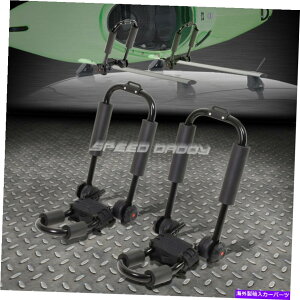 NXo[ pE_[R[eBOꂽ\ȃNXo[[t[܂肽j-barJbNJk[LA POWDERED COATED ADJUSTABLE CROSS BAR ROOF RAIL FOLD-UP J-BAR KAYAK CANOE CARRIER