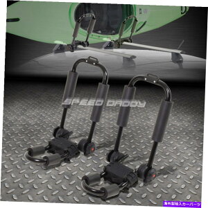 NXo[ pE_[R[eBOꂽ\ȃNXo[[t[܂肽j-barJbNJk[LA POWDERED COATED ADJUSTABLE CROSS BAR ROOF RAIL FOLD-UP J-BAR KAYAK CANOE CARRIER