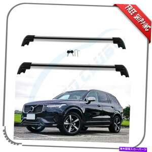 NXo[ 2PCSNXo[W/bNp{{XC60 2013-2018[tbNVo[[NXo[ 2Pcs Cross Bar w/ Lock For Volvo XC60 2013-2018 Roof Rack Silver Rails Crossbar