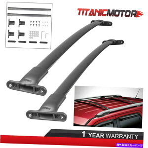 �N���X�o�[ �y�A�i2�j16-18�t�H�[�h�G�N�X�v���[���[�̂��߂̃g�b�v���[�t���b�N�N���X�o�[�͍H��o�׎��̃��[�t�T�C�h���[�� Pair(2) Top Roof Rack Cross Bar For 16-18 Ford Explorer w/Factory Roof Side rail