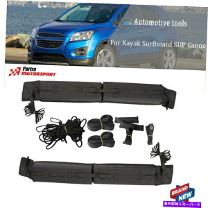 NXo[ JbNT[t{[hSUPJk[{[gp̃jo[T\tggbv[tbNNXo[pbh Universal Soft Top Roof Rack Cross Bar Pads for Kayak Surfboard SUP Canoe Boat