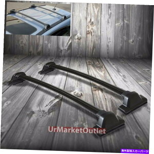 �N���X�o�[ 07-11 CR-V�p�̃{���g�I���}�b�g�u���b�N���[�t���b�N�ו�/�o�b�O�J�[�S���[���N���X�o�[�o�[ Bolt-On Matte Black Roof Rack Luggage/Bag Cargo Rail Crossbar Bar For 07-11 CR-V�y���s�A���i�z