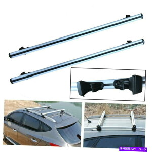 NXo[ V48 "jo[TJ[SUVgbv[tbNNXo[ווLAA~jE New 48" Universal Car SUV Top Roof Rack Cross Bar Luggage Cargo Carrier Aluminum