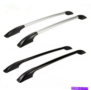 NXo[ NXo[וLAݕ[tbNz_tBbgVo[ubN130cmɃtBbg Cross Bar Luggage Carrier Cargo Roof Rack Fit For Honda FIT Silver-Black 130cm