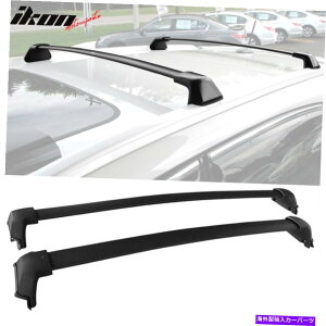 NXo[ tBbg17-22z_CRV OEt@Ng[X^C[tbNNXo[ubNA~jE Fits 17-22 Honda CRV OE Factory Style Roof Rack Cross Bar Black Aluminum