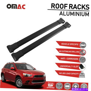 NXo[ NXo[̃[tbNוLAtBbg~crṼAEg_[X|[c2011-2022 Cross Bars Roof Rack Luggage Carrier Fits Mitsubishi Outlander Sport 2011-2022