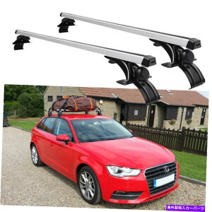 NXo[ AEfBA3 A4A~jE48 "J[gbv[tbNNXo[ݕוLAp For Audi A3 A4 Aluminum 48" Car Top Roof Rack Cross Bar Cargo Luggage Carrier