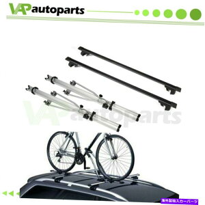 NXo[ 48C`̃W[vpgIbgX|[cוLA[tbNNXo[bN2] For 48" JEEP PATRIOT Sport baggage Carrier Roof Racks Cross Bar Rack 2 Bicycle