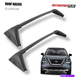 �N���X�o�[ 2PCS���[�t���b�N�N���X�o�[2021-2022�̂��߂̉ו��ו��ݕ��L�����A 2PCS Roof Rack Cross Bars Luggage Cargo Carrier For 2021-2022 Nissan Rogue