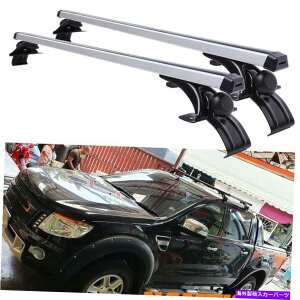 �N���X�o�[ �t�H�[�h�����W���[T6 48 "122cm�ԃg�b�v���[�t���b�N�N���X�o�[�ݕ��A���Ǝ҃A���~�j�E�� For Ford Ranger T6 48" 122cm Car Top Roof Rack Cross Bar Cargo Carrier Aluminum