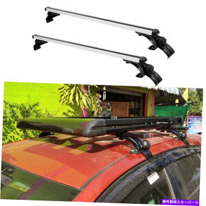 �N���X�o�[ �g���^�����X48 120cm�ԃg�b�v���[�t���b�N�N���X�o�[�ו��L�����A�A���~�j�E�� For Toyota Yaris 48 120CM Car Top Roof Rack Cross Bar Luggage Carrier Aluminum�y���s�A���i�z