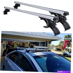 NXo[ A~jE48C`J[gbv[tbNNXo[ݕו]ԃLA Aluminum 48 inch Car Top Roof Rack Cross Bar Cargo Luggage Bicycle Carrier