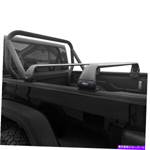 NXo[ W[vOfBG[^[2020-2022 JT 2PCSxbh[}EgNXo[ݕbN Fit Jeep Gladiator 2020-2022 JT 2PCS Bed Rail Mounted Cross Bars Cargo Rack