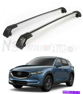NXo[ 2PCS[t[bNNXo[NXo[tBbg}c_CX-5 CX5 2017-2021bN\ 2Pcs Roof Rail Rack Cross Bar Crossbar Fit for Mazda CX-5 CX5 2017-2021 Lockable