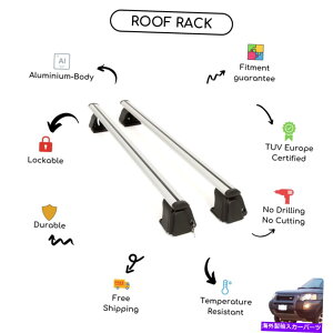 �N���X�o�[ �����h���[�o�[�t���[�����_�[I SUV 1998-2006�p�ɃZ�b�g�Z�b�g�x�A���[�t���b�N�N���X�o�[ Bare Roof Rack Cross Bars Set for Land Rover Freelander I SUV 1998 - 2006�y���s�A���i�z