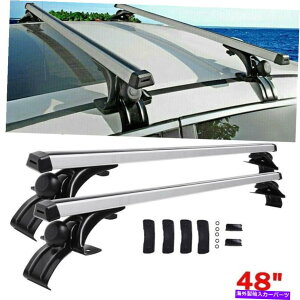 �N���X�o�[ 48 �V�{���[�N���[�Y�C���p���p�̎Ԃ̃g�b�v���[�t���b�N�N���X�o�[�ו��ו��L�����A 48 Car Top Roof Rack Cross Bar Luggage Cargo Carrier For Chevrolet Cruze Impala�y���s�A���i�z