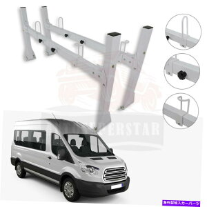 �N���X�o�[ �N���X�o�[�o��2�o�[���_�[���[�t���b�N�X�`�[�����b�N�V�{���[�G�N�X�v���X�p�̍����D Crossbar Van 2 bar Ladder Roof Rack Steel Rack Fast ship For Chevy Express