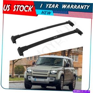 �N���X�o�[ 20-21�����h���[�o�[�f�B�t�F���_�[�A���~�j�E���p�̃��[�t���b�N�N���X�o�[�ו��ו��A���Ǝ� Roof Rack Cross Bar Luggage Cargo Carrier For 20-21 Land Rover Defender Aluminum�y���s�A���i�z