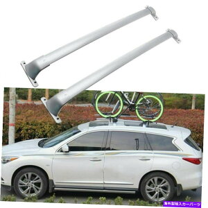 NXo[ Infiniti JX35/QX60 2013-2021A~jE[t[bNNXo[NXo[ɓKĂ܂ Fit for Infiniti JX35/QX60 2013-2021 Aluminum Roof Rail Rack Cross Bars Crossbar