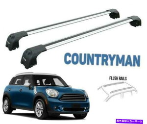 �N���X�o�[ Mini Countryman R60 2010-2016���[�t���b�N�N���X�o�[�ݕ��^���D�V���o�[ Fits Mini Countryman R60 2010-2016 Roof Racks Cross Bars Cargo Carrier Silver�y���s�A���i�z