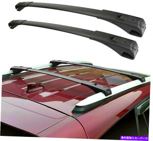 クロスバー トヨタRAV4に適合する2つのPC 2013-2018アルミニウムルーフレールラッククロスバークロスバー 2 Pcs Fits for Toyota RAV4 2013-2018 Aluminum Roof Rail Racks Cross Bar Crossbar