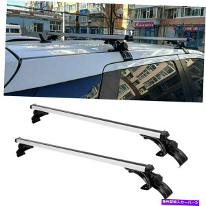 NXo[ 2PCS 48 ''jo[TJ[I[ggbv[tbNNX`[uo[ݕוLA 2pcs 48'' Universal Car Auto Top Roof Rack Cross Tube Bars Cargo Luggage Carrier