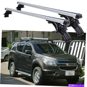 NXo[ V{[gCuCU[48 "J[gbv[tbNNXo[ݕLAA~jE For Chevrolet Trailblazer 48" Car Top Roof Rack Cross Bar Cargo Carrier Aluminum