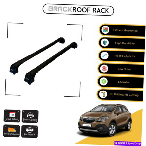 �N���X�o�[ Opel/Vauxhall Mokka 2013-Up Black�̃u���b�N���[�t���b�N�ו��ו��L�����A�N���X�o�[ BRACK Roof Rack Luggage Carrier Cross Bars For Opel/Vauxhall Mokka 2013-Up Black�y���s�A���i�z