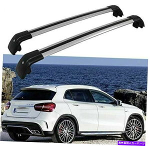 NXo[ 2PCSA~jE[t[bNNXo[NXo[tBbgxcGLA X156 2014-2020 2Pcs Aluminum Roof Rail Rack Cross Bar Crossbar Fit for Benz GLA X156 2014-2020