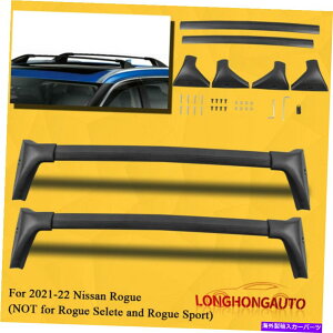 �N���X�o�[ 2021-2022�̐V�����A���~�j�E�����[�t���b�N�N���X�o�[���Z�b�g Set New Aluminum Roof Rack Cross Bar For 2021-2022 Nissan Rogue 4Door 2.5L�y���s�A���i�z