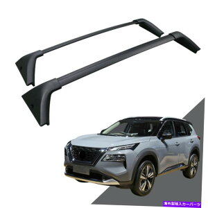 �N���X�o�[ ���[�O���b�N�T�C�h���[���N���X�o�[���[�O2021 2022 SV SL�v���`�i�i���j Roof Rack Side Rails Cross Bars Fit for Rogue 2021 2022 SV SL Platinum (black)�y���s�A���i�z