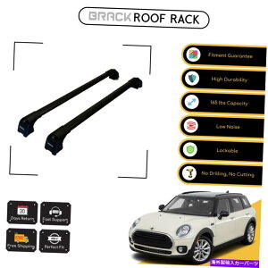 NXo[ ~jNu}p̃ubN[tbNוLANXo[5D F54 2015-upubN BRACK Roof Rack Luggage Carrier Cross Bars For Mini Clubman 5D F54 2015-Up Black