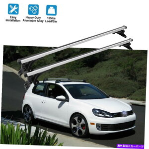 NXo[ 48 "A~jEJ[gbv[tbNNXo[וLAtHNX[QStč 48" Aluminum Car Top Roof Rack Cross Bar Luggage Carrier For Volkswagen Golf US