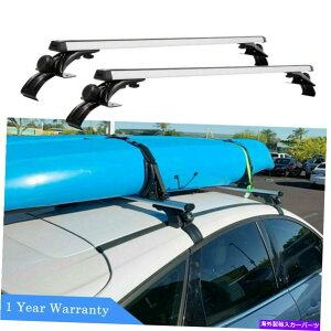 NXo[ q_CFX^[48 "A~jEJ[[tbNNXo[וݕAƎҌ For Hyundai Veloster 48" Aluminum Car Roof Rack Cross Bar Luggage Cargo Carrier