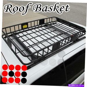 NXo[ 61 "jo[T[tgbvoXPbgNXo[}EgJ[SbNLA 61" Universal Roof Top Basket Cross Bar Mount Cargo Rack Carrier with Extension