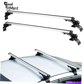 クロスバー トヨタカローラヤリス48 "トップルーフラッククロスバー荷物貨物キャリアレール用 For Toyota Corolla Yaris 48" Top Roof Rack Cross Bar Luggage Cargo Carrier Rail