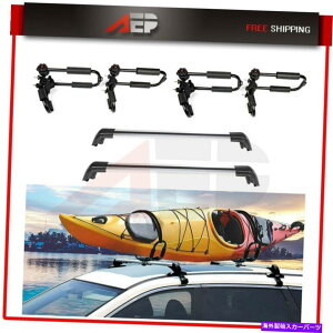 NXo[ gbv[tbNNXo[וݕbNJbN13-18~crṼAEg_[ Top Roof Rack CrossBar Luggage Cargo& rack Kayak For 13-18 Mitsubishi Outlander