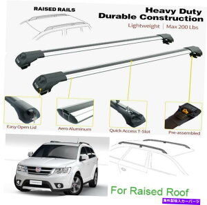 �N���X�o�[ Fiat Freemont 2011-2017���[�t���b�N�N���X�o�[�ݕ��^���D�V���o�[�Z�b�g Fits Fiat Freemont 2011-2017 Roof Racks Cross Bars Cargo Carrier Silver Set