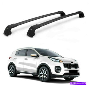 �N���X�o�[ 2PCS�A���~�j�E�����[�t���[�����b�N�N���X�o�[�N���X�o�[�t�B�b�gKIA Sportage 2016-2020 2Pcs Aluminum Roof Rail Rack Cross Bars Crossbar Fits For KIA Sportage 2016-2020�y���s�A���i�z