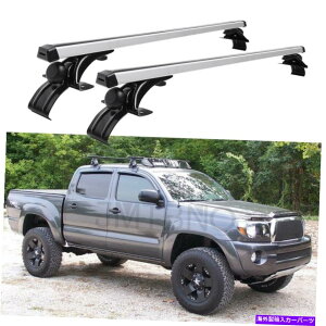NXo[ g^^R}48 "J[[tbNNXo[ו]ԃLAA~jE For Toyota Tacoma 48" Car Roof Rack Cross Bar Luggage Bicycle Carrier Aluminum