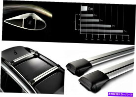 クロスバー ロック可能なAerowingbarルーフラッククロスバーセットBMW 5シリーズE61ツーリングに適合 Lockable AeroWingBar Roof Rack Cross Bar Set Fits BMW 5 Series E61 Touring