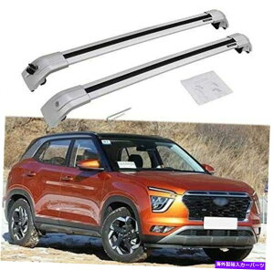 �N���X�o�[ 2PCS���[�t���[�����b�N�N���X�o�[�N���X�o�[�z���_�[�t�B�b�g�q�����_�C�N���^2015-2019 2Pcs Roof Rail Racks Cross Bar Crossbar Holder Fits for Hyundai Creta 2015-2019�y���s�A���i�z