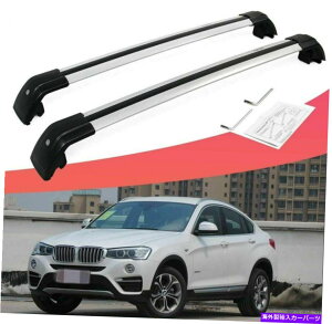 NXo[ 2PCSA~jE[t[bNNXo[NXo[FOT BMW X4 F26 2014-2017 2Pcs Aluminum Roof Rail Rack Cross Bars Crossbar Fits for BMW X4 F26 2014-2017