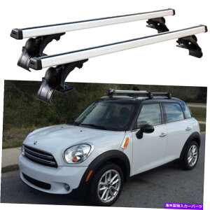 �N���X�o�[ �Ԃ̃g�b�v���[�t���b�N�N���X�o�[�ו��L�����A�A���~�j�E���~�j�N�[�p�[S R52 R53�p�A���~�j�E�� Car Top Roof Rack Cross Bar Luggage Carrier Aluminum For Mini Cooper S R52 R53�y���s�A���i�z