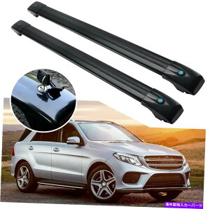�N���X�o�[ ���[�t���[�����b�N�N���X�o�[�N���X�o�[�t�B�b�g�����Z�f�X�x���cML W166 GLE 2013-2018 Roof Rail Rack Cross Bars Crossbar Fits for Mercedes Benz ML W166 GLE 2013-2018�y���s�A���i�z