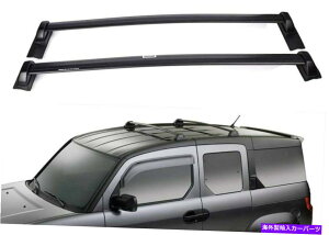 �N���X�o�[ �z���_�G�������g2003-2011�A���~�j�E�����[�t���[�����b�N�N���X�o�[�N���X�o�[�ɓK�� 2Pcs Fits for Honda Element 2003-2011 Aluminum Roof Rail Rack Cross Bar Crossbar�y���s�A���i�z