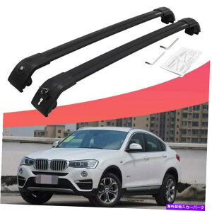 NXo[ BMW X4 F26 2014-2017A~jE[t[bNNXo[NXo[2PCStBbg 2Pcs Fits for BMW X4 F26 2014-2017 Aluminum Roof Rail Racks Cross Bar Crossbar