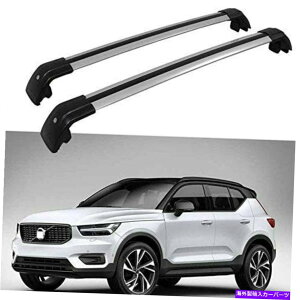 �N���X�o�[ �{���{XC40 2018 2019 2020�A���~�j�E�����[�t���[�����b�N�N���X�o�[�N���X�o�[�ɓK���Ă��܂� Fit for Volvo XC40 2018 2019 2020 Aluminum Roof Rail Racks Cross Bars Crossbars