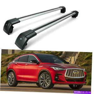 �N���X�o�[ Infiniti QX55 2021 2022���b�N�\�ȃ��[�t���[�����b�N�N���X�o�[�N���X�o�[�ɓK���Ă���2PCS 2Pcs Fits For Infiniti QX55 2021 2022 Lockable Roof Rail Rack Cross Bar Crossbar�y���s�A���i�z