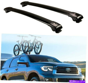 NXo[ g^ZRCA2008-2022[t[bNNXo[NXo[2PCStBbg 2Pcs Fits for Toyota Sequoia 2008-2022 Roof Rail Racks Crossbars Cross Bars